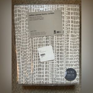 West Elm set of 2 Curtains